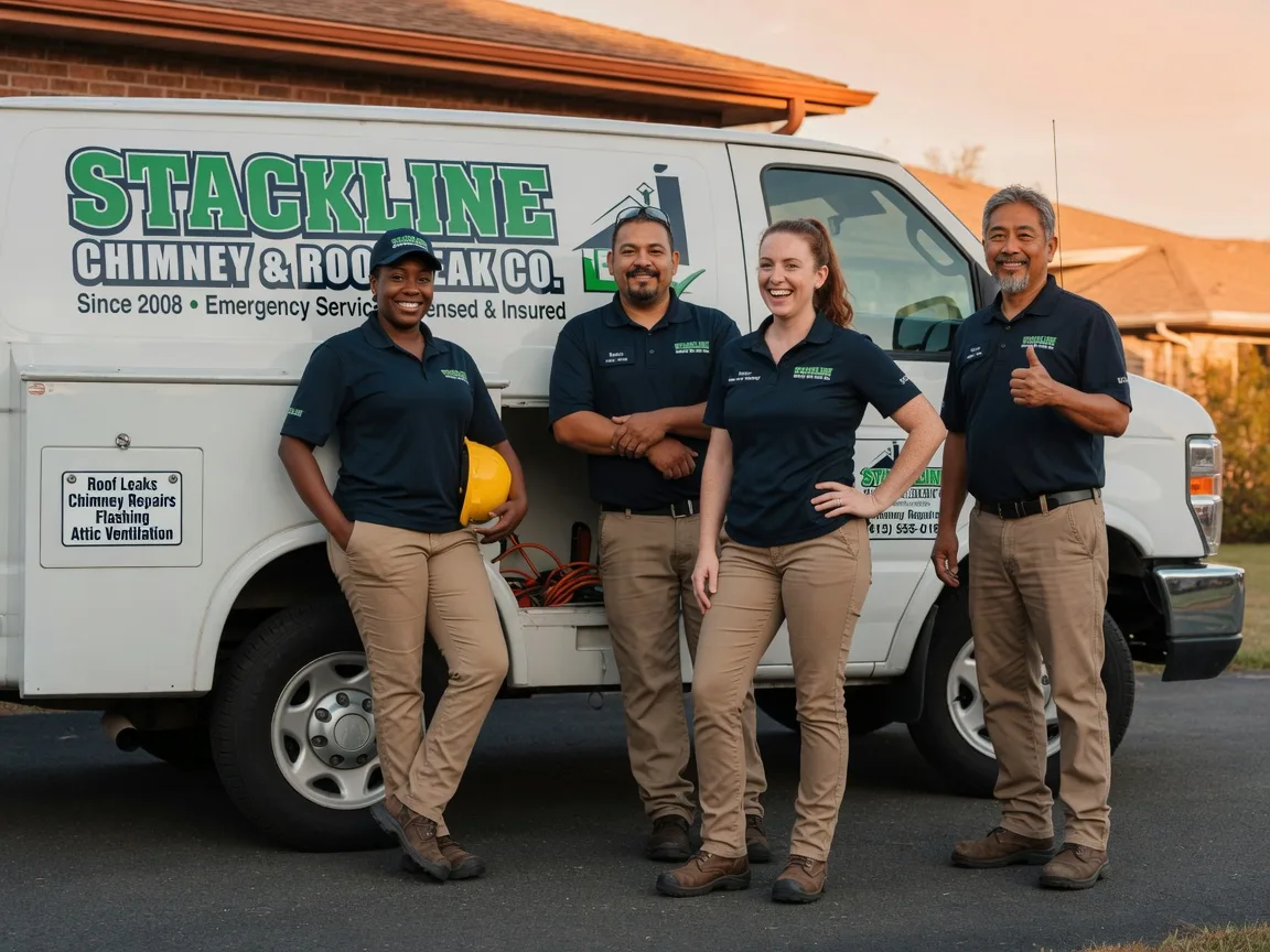 Chimney flashing repair company in Flint, TX